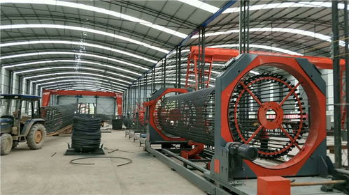 小型鋼筋籠滾焊機價格在線咨詢——濟寧久科機械電桿用滾焊機詳解